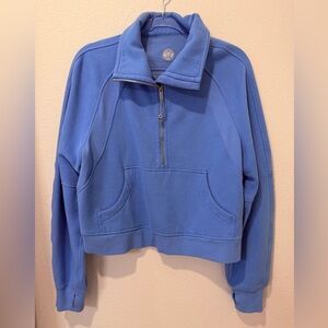 Lululemon Blue Half-Zip Pullover
